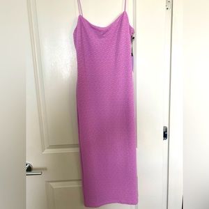 NWT Astr the Label midi slip dress size L